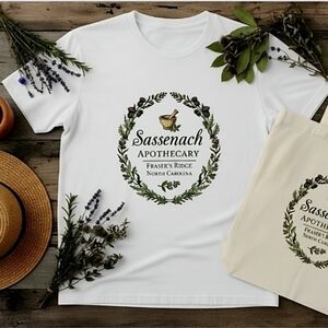 Sassenach Apothecary Outlander Tee • Fraser’s Ridge North Carolina • Botanical